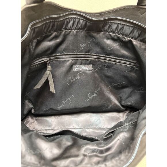 Vera Bradley Large Quilted Tote Handbag. Brown - Picture 6 of 8